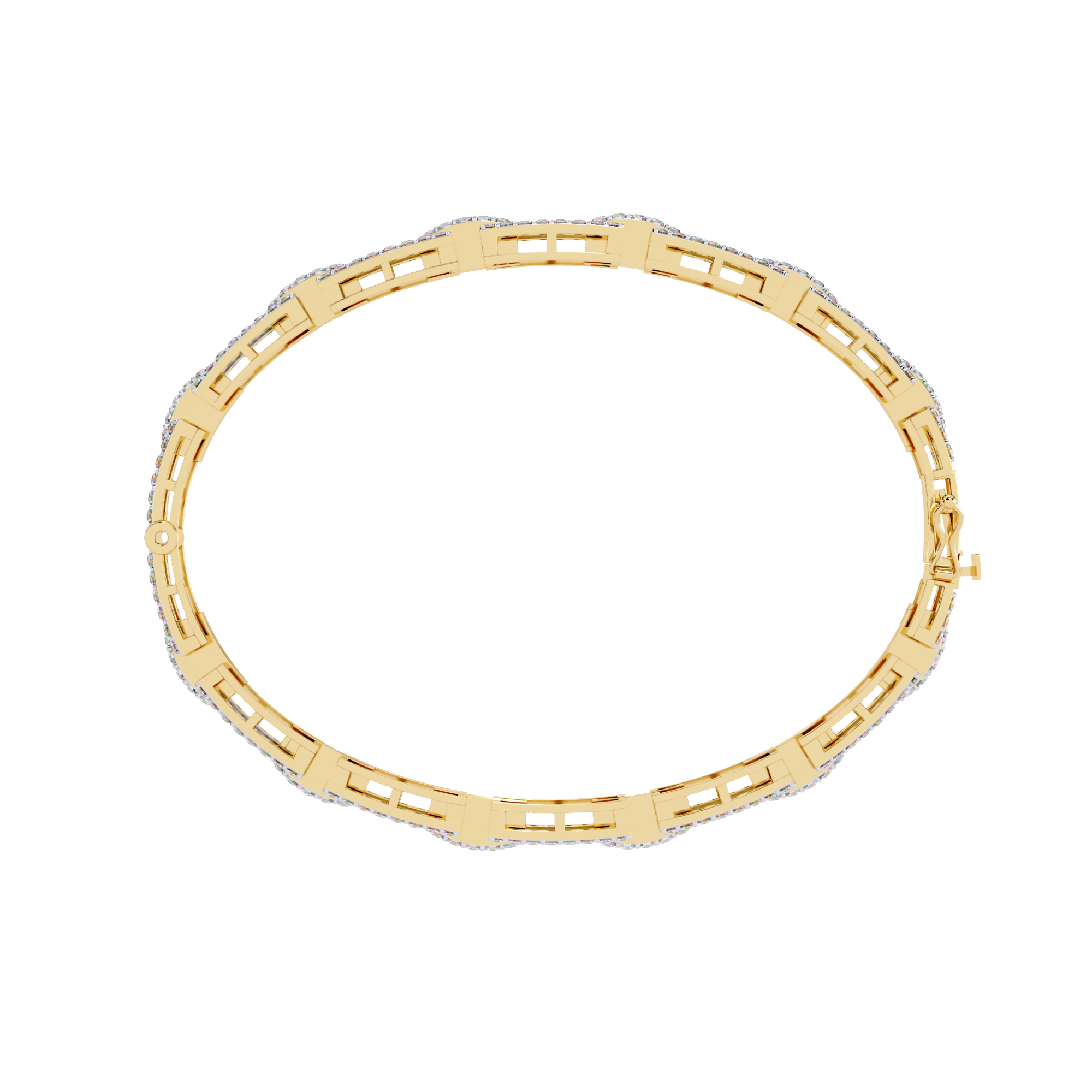Solitairekart 2.31 Carat Lab Grown Diamond Bracelet